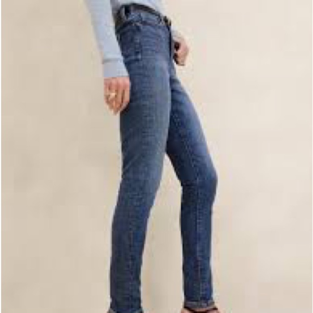 Banana republic jeans, high-rise vintage retro style